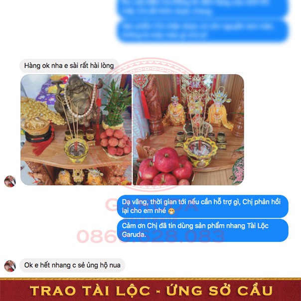 Combo 2 hộp Nhang Thần Tài Garuda Thái Lan 39 cm, hộp 79 cây, hương Quế, ít khói, cuộn tàn Đồng Xu Vàng Tài Lộc