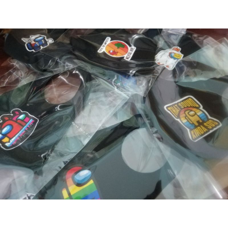 (45 MẪU) 1 cái khẩu trang vải Among Us - MÀU ĐEN | BigBuy360 - bigbuy360.vn