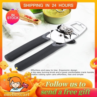 Can Opener Effortless Smooth Edge Manual Stainless Steel Handy Easy Turn