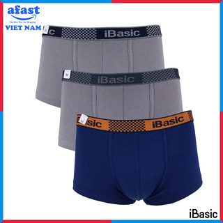 [IBASIC] COMBO 3 Chiếc Quần Lót Nam Boxer iBasic VM023 - Hàng Chính Hãng