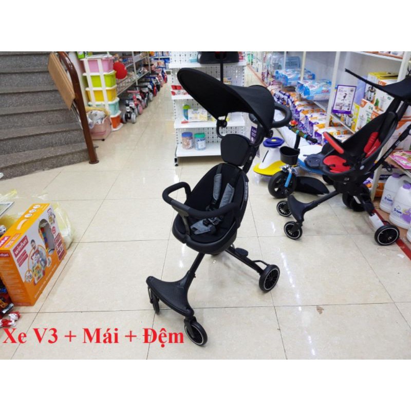 Xe đẩy du lịch cao cấp gấp gọn V3,V5,V5B, Playkids