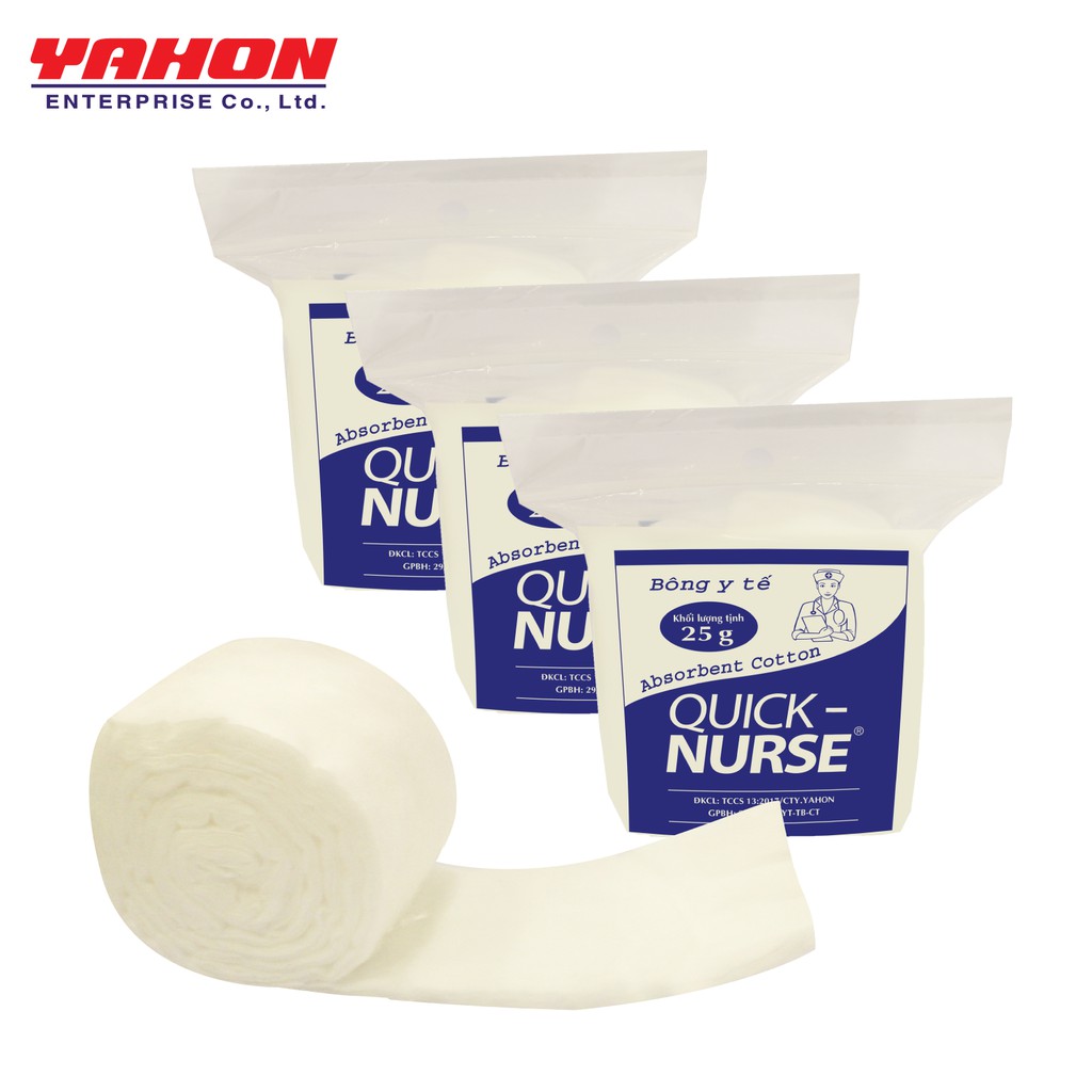 Bông y tế Quick Nurse 25g