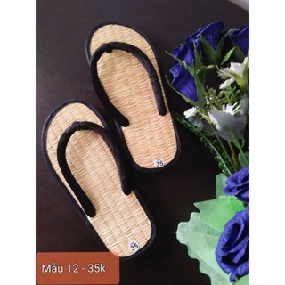 Dép chiếu mang trong nhà