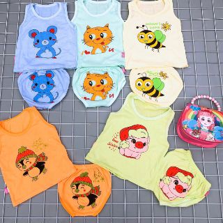 Set 5 bộ ba lỗ chip hàng đẹp cho bé