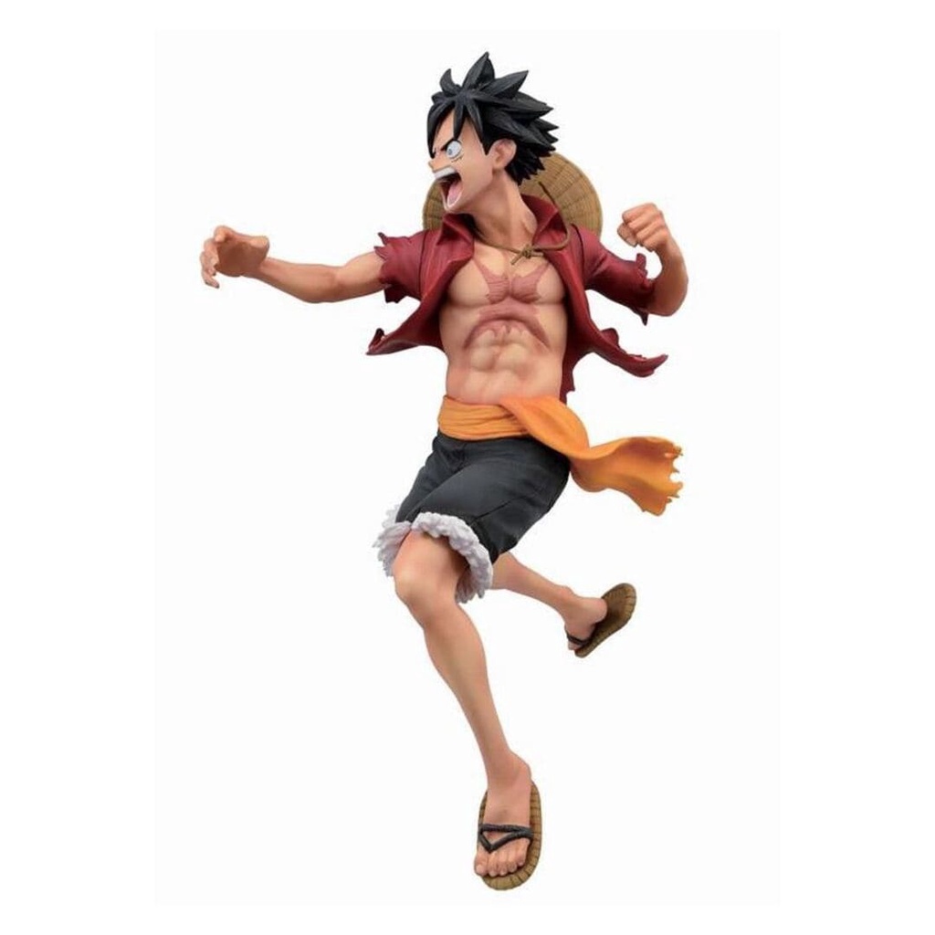 Mô hình One Piece Monkey D Luffy 16cm (Great Banquet) BANDAI Mô hình tĩnh Nhựa PVC CHÍNH HÃNG NHẬT OPBD06