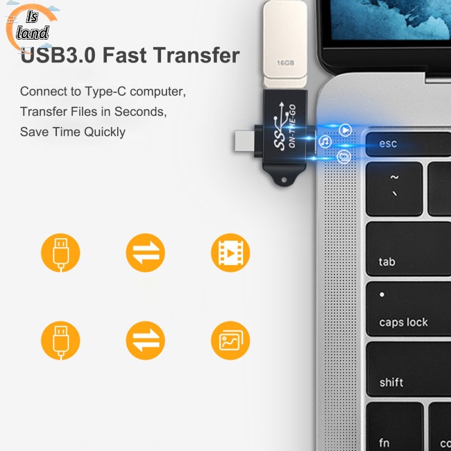 Đầu Chuyển Đổi Otg Type-c / micro Usb Đa Năng 2 Trong 1 Cho Android