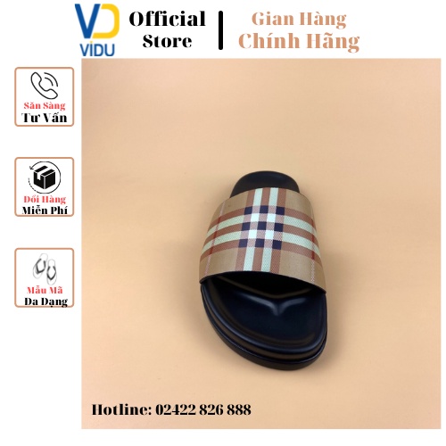 Dép nam thời trang BURBERRY ViDu 21113 màu vàng dễ đi, chống thấm nước