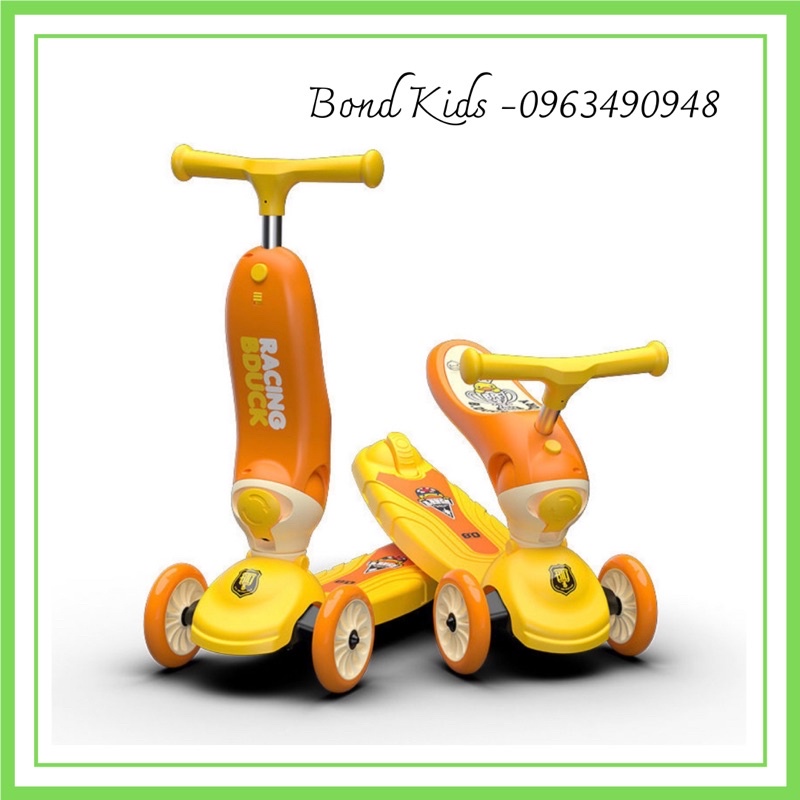 Xe scooter Bduck Luddy siêu dễ thương cho bé chơi vận động - Bond Kids