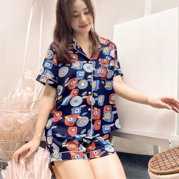 [O] VIBES Đồ bộ Pijama ngắn Leaf Py Set