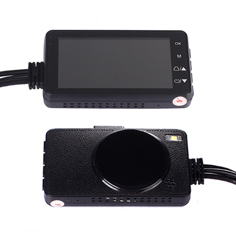 Bộ máy ảnh hành trình kép chống thấm nước gắn trước xe mô tô