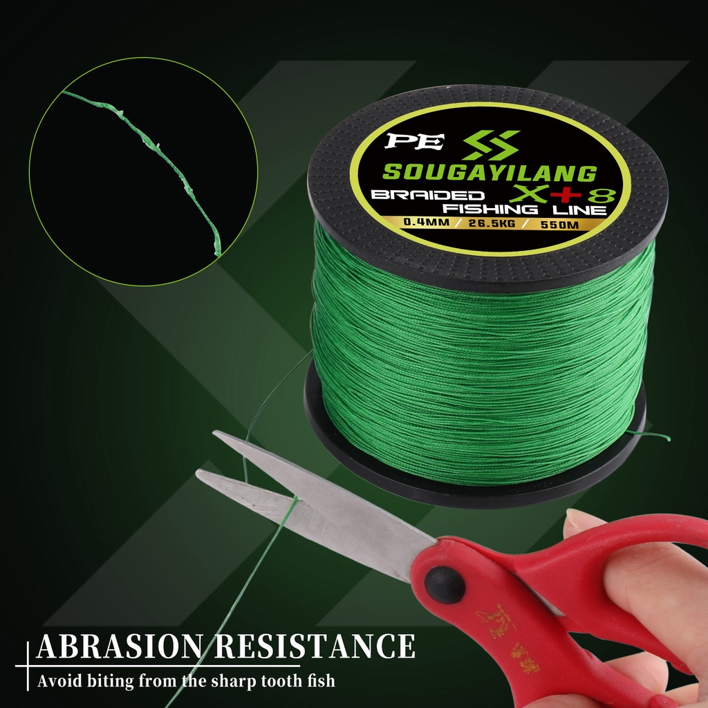 Cuộn Dây Câu Cá Sougayilang X8 Bện 8 Dây PE Multifilament dài 150m 6-26.5kg Cực Chắn Chắn