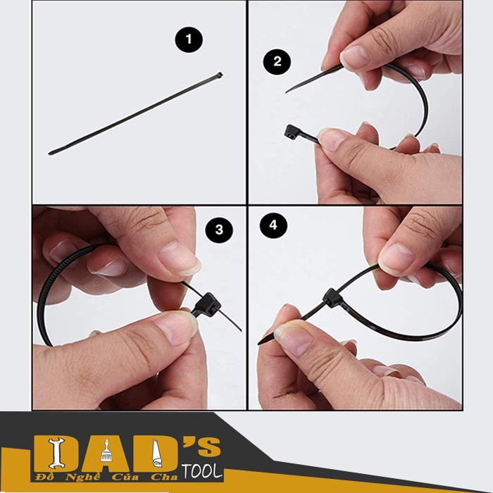 DÂY RÚT NHỰA  TIÊU CHUẨN 3x100mm - DRN03100