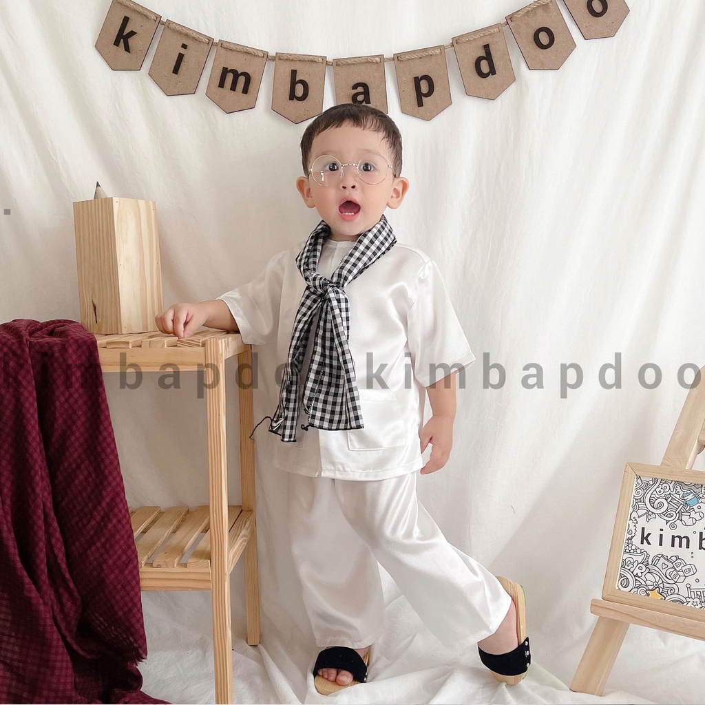 (7-16kg) Bà ba cho bé - Bộ bà ba nông dân cute cho bé trai bé gái