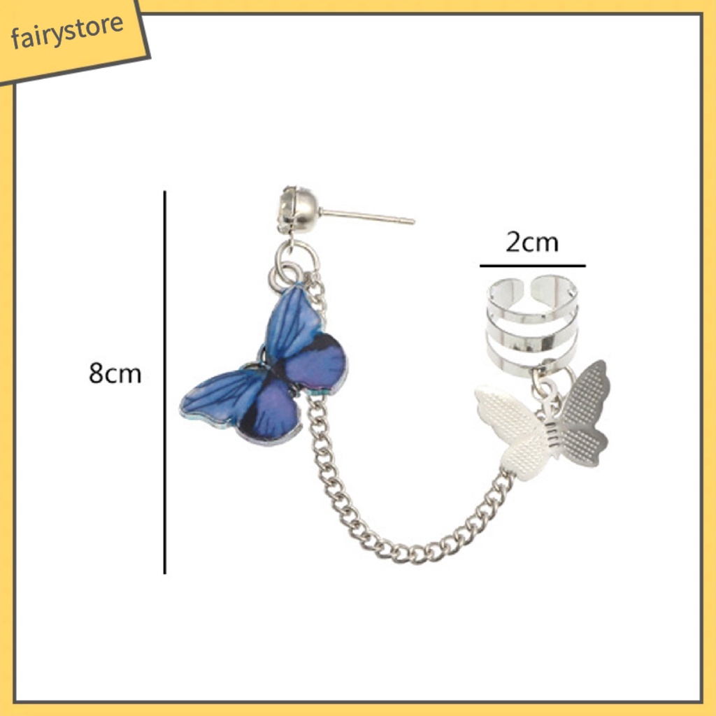 1 Khuyên Vành Tai Hình Bướm Cá Tính Cho Nữ