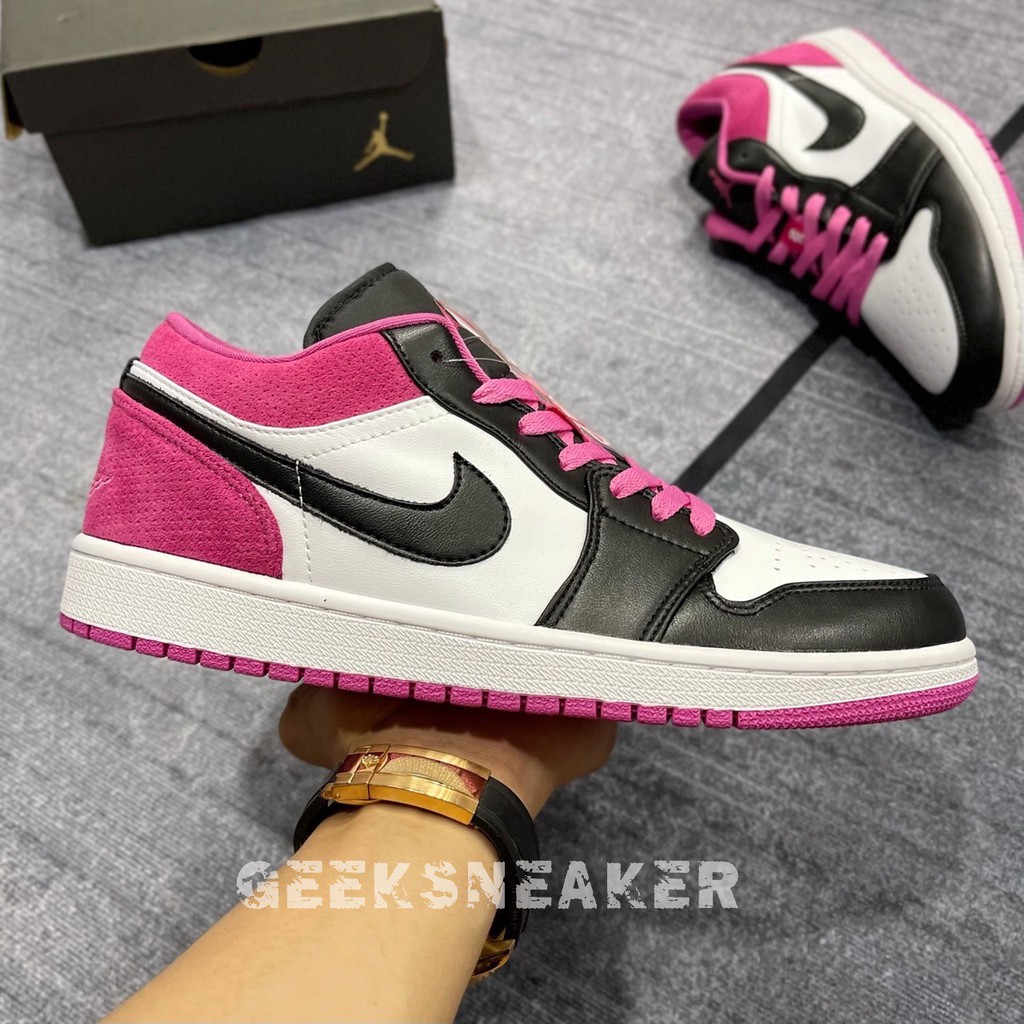 [GeekSneaker] Màu Chuẩn 🔥 Giày Jordan 1 Low Fuchsia “ Hồng Binz “ Cổ Thấp | BigBuy360 - bigbuy360.vn
