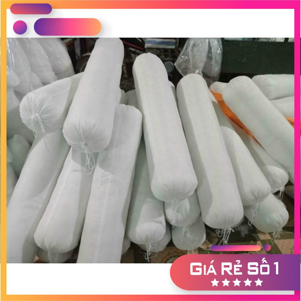 Ruột gối ôm bông gòn kháng khuẩn tinh khiết kích thước tiêu chẩn 35x100_không xẹp,bông không vón cục