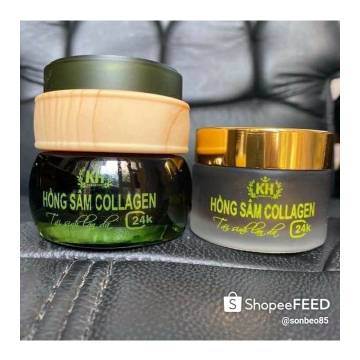 💯  Mặt nạ hồng sâm Collagen Kim Hoàng 24k