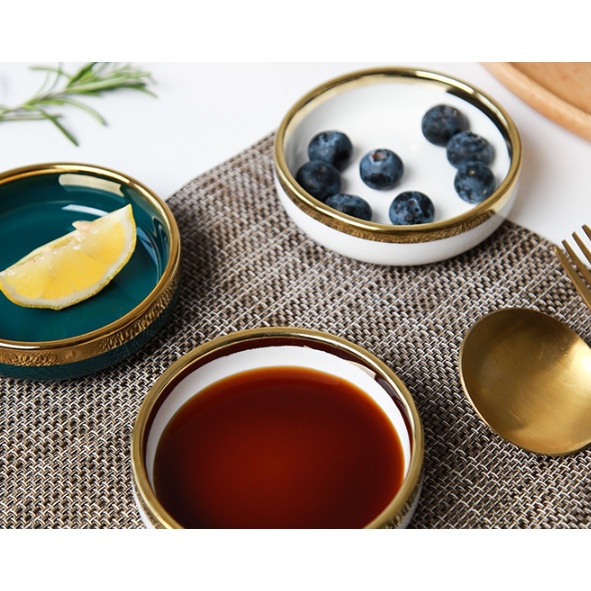 Chén chấm sứ, chén đựng gia vị. bát đựng nước chấm, chén chấm sứ đủ màu