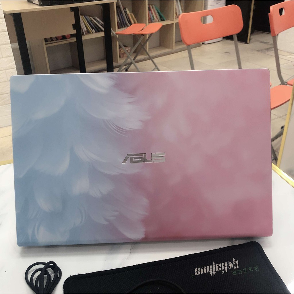 Decal Skin dán Laptop mẫu Lông vũ