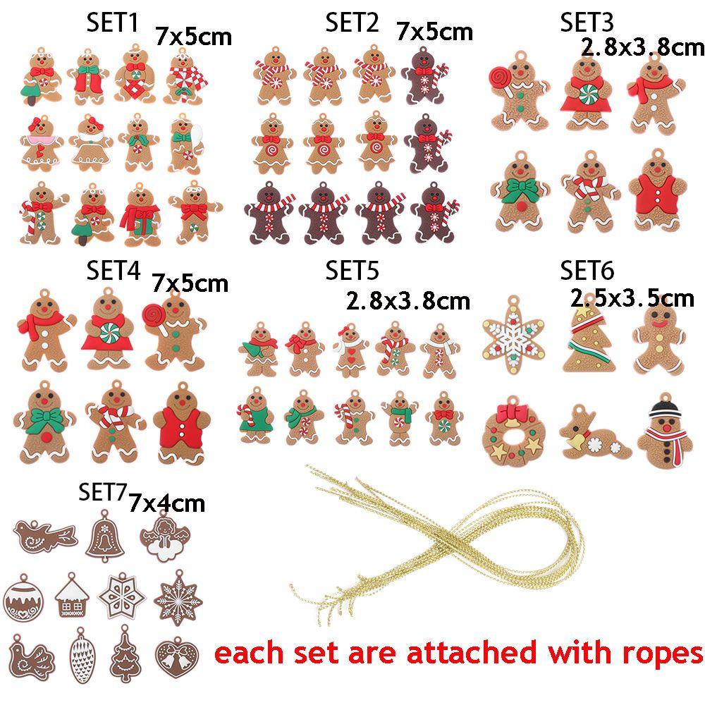 CONOPERY Phụ Kiện Trang Trí Cây Thông Giáng Sinh Mới