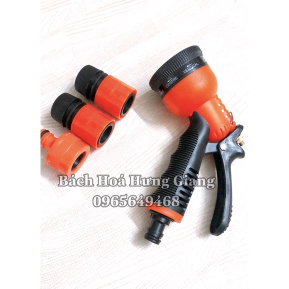 Vòi Tưới Cây Đa Năng 8 Chế Độ Phun Chính Hãng