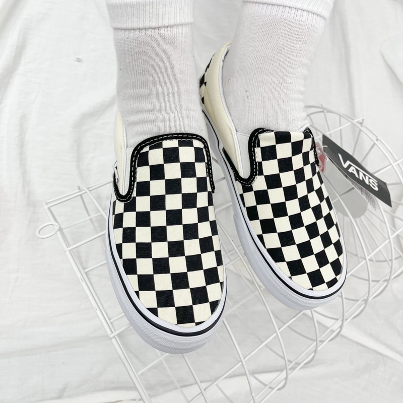 [𝗖𝗛𝗜́𝗡𝗛 𝗛𝗔̃𝗡𝗚] slip on checker giày chính hãng