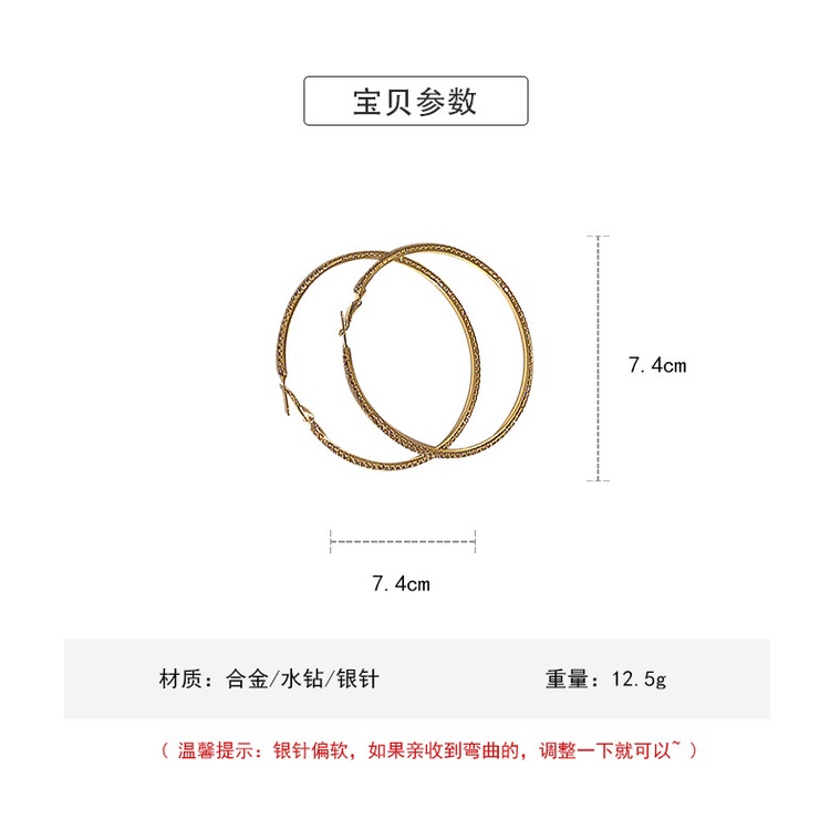 Bông Tai Mạ Bạc 925 Hình Kim Cương Phong Cách Âu Mỹ Thời Trang