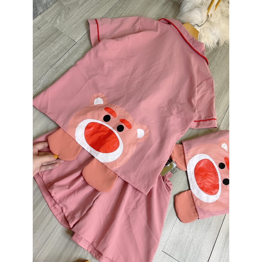 |Tặng Set Trà Sữa| Đồ bộ mặc nhà pijama đùi tay ngắn dễ thương | BigBuy360 - bigbuy360.vn