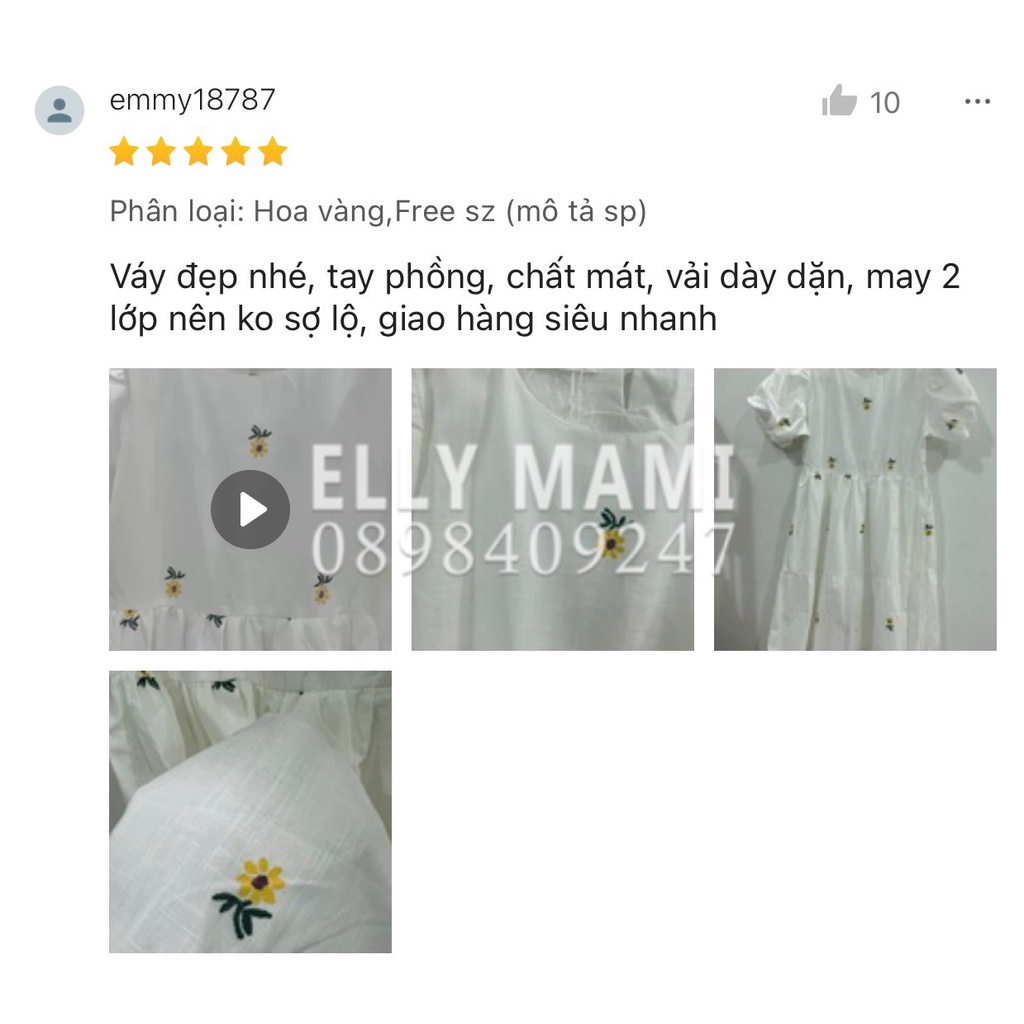 ( 40kg - 65kg ) Đầm Bầu , Suông Babydoll Hoa Nhí , Dáng Dài , 2 Dáng Tay , Form Dễ Mặc Thoải Mái Suốt Thai Kì &amp; Sau Sinh