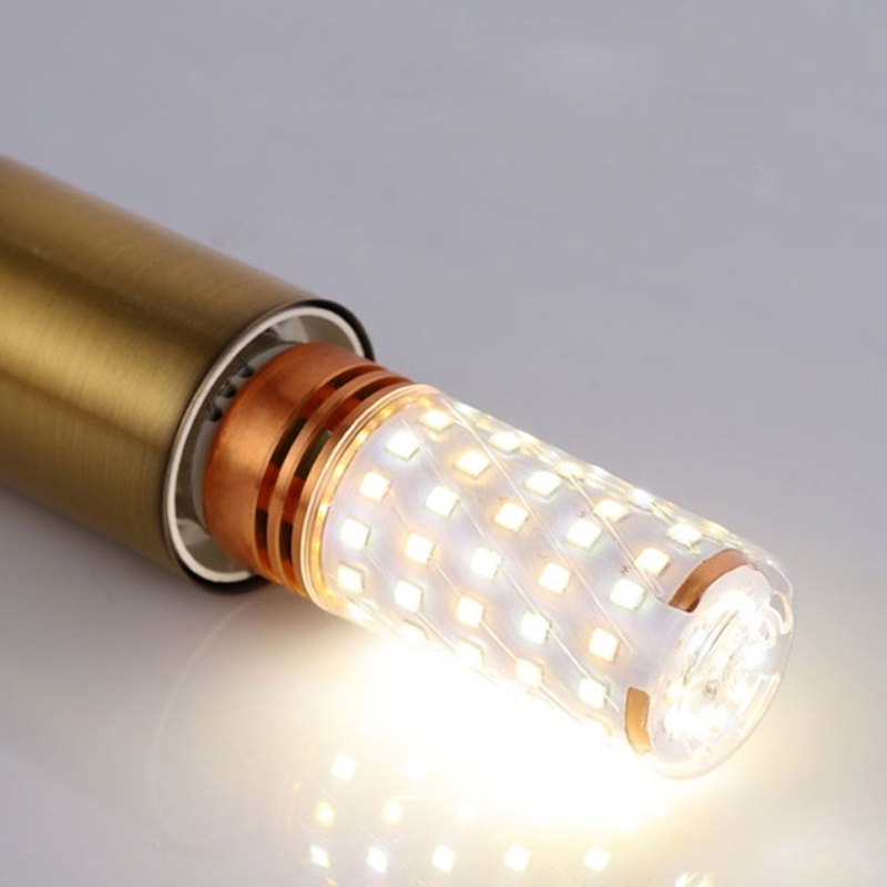 Bóng Đèn LED E14 E27 Hình Trái Bắp 3 Màu Tiết Kiệm Năng Lượng