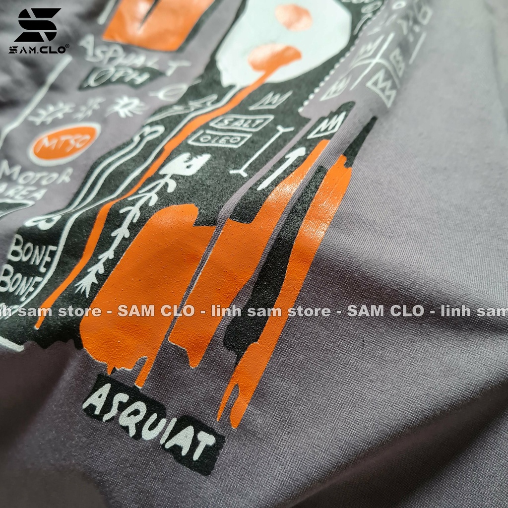 Áo thun nam nữ tay lỡ SAM CLO phông form rộng dáng Unisex, mặc cặp, nhóm, lớp in hình TRỨNG ỐP LA chữ DANGER