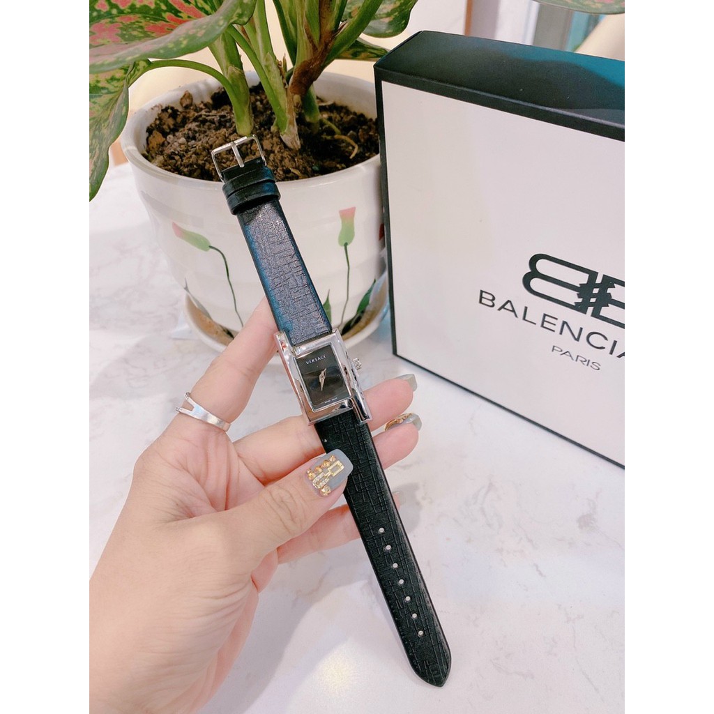 (Đồng hồ VS) Đồng hồ versace nữ dây da mềm, viền thép không gỉ, bảo hành 12 tháng MTP-STORE | BigBuy360 - bigbuy360.vn
