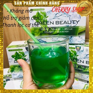 Cần Tây Giảm Cân Green Beauty, giảm cân giảm mỡ eo thon dáng đẹp -hộp 32 gói