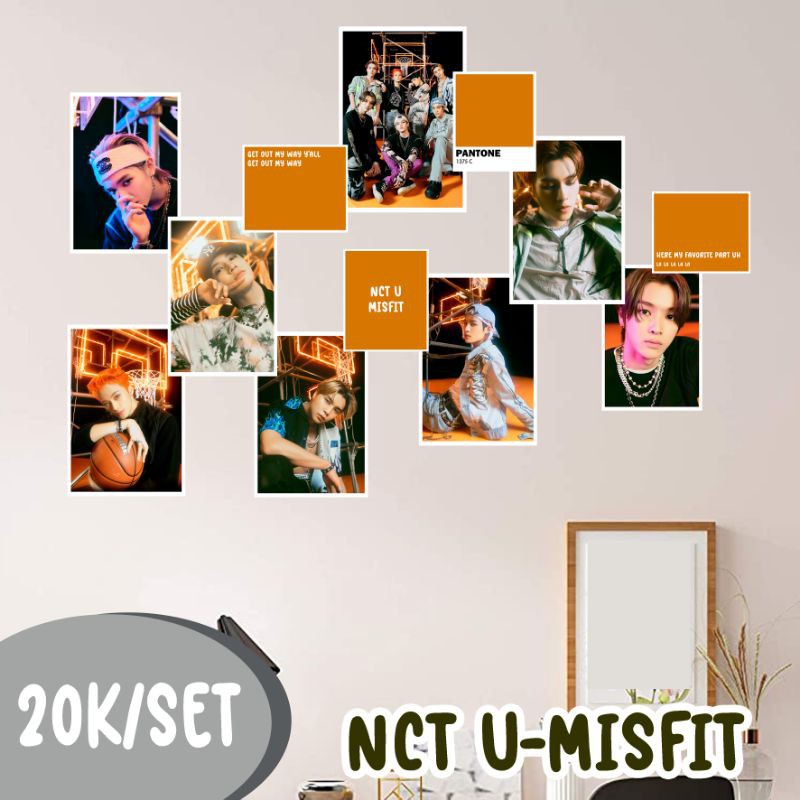 Poster Treo Tường In Hình Nhóm Nhạc Nct U Misfit