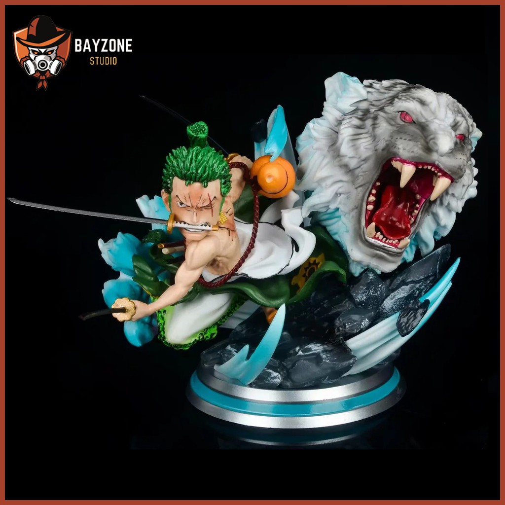 Mô hình chibi zoro tuyệt chiêu sử sử gầm ( one piece )