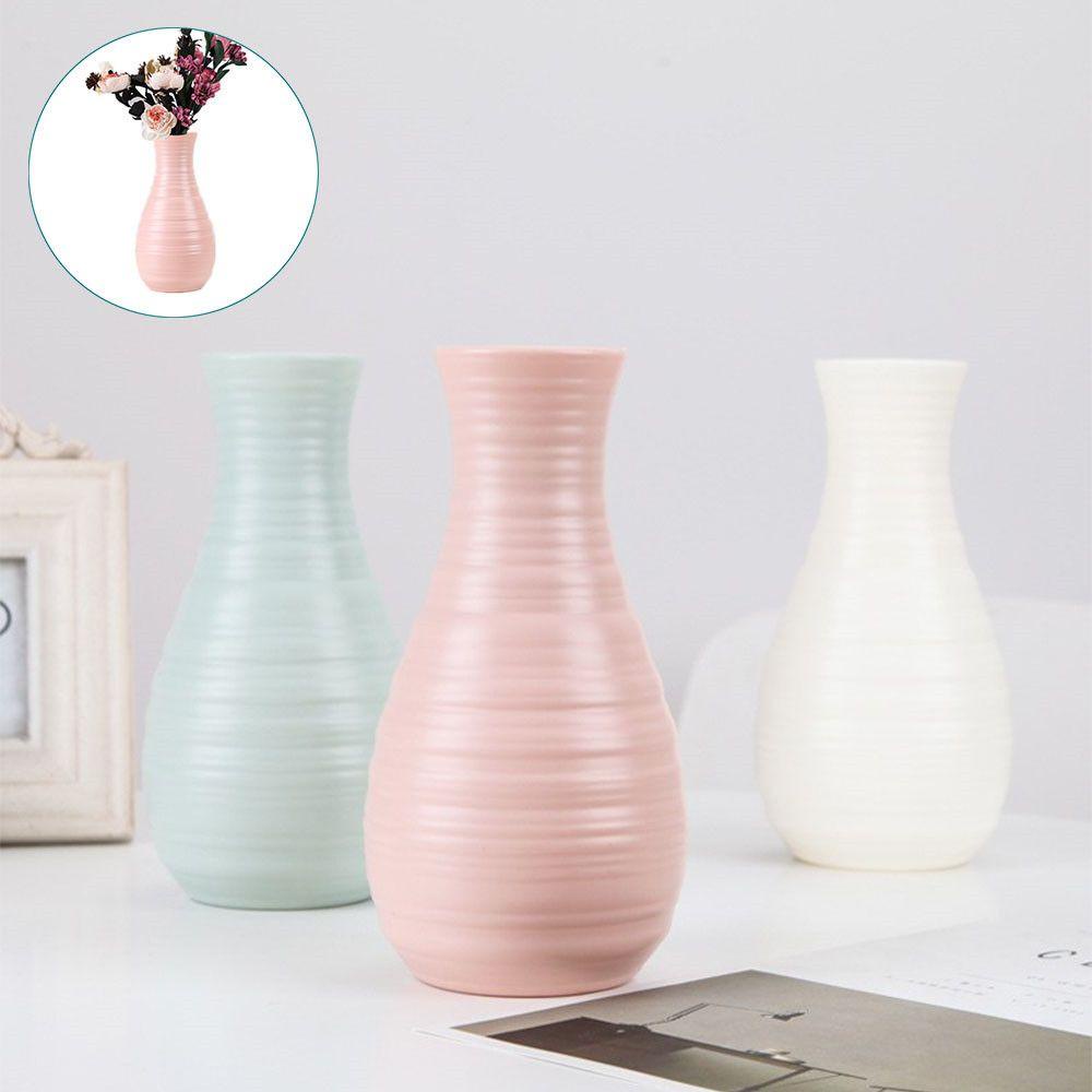 Bình Hoa Nhựa Chống Rơi Phong Cách Bắc Âu Trang Trí Nội Thất
