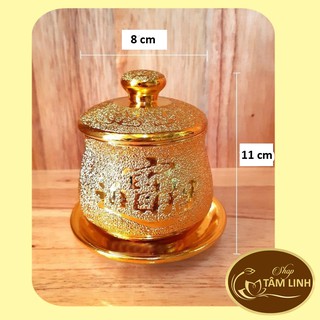 Chung Nước Thờ Cúng Kim Sa Vàng