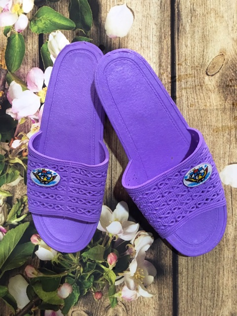 Dép nhựa cao su bà ngang nữ