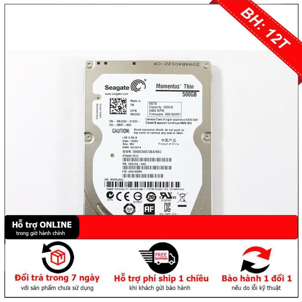 BH12TH  HDD Laptop SEAGATE 250GB 320GB 500GB 1TB Sata Momentus Thin Slim 7mm