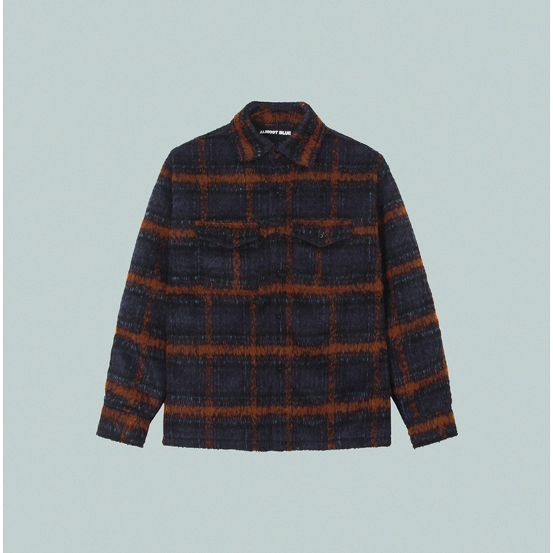 Áo Khoác Flannel Bluko Navi Flannel Jacket