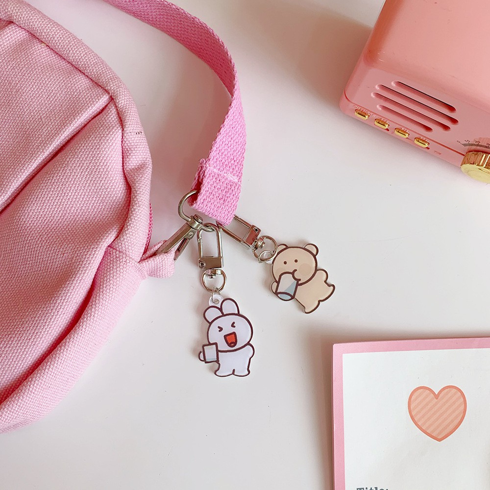 [Mã LIFE1003ALL giảm 10% đơn 50K] Móc Khóa KeyChain Cài Airpods Hình Bé Gái Phụ Kiện Cute