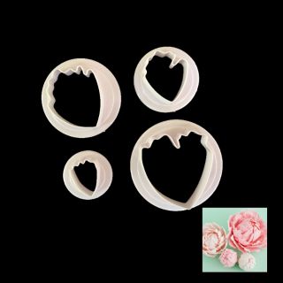 Bộ khuôn cắt tạo hình cánh hoa mẫu làm hoa đất sét, fondant