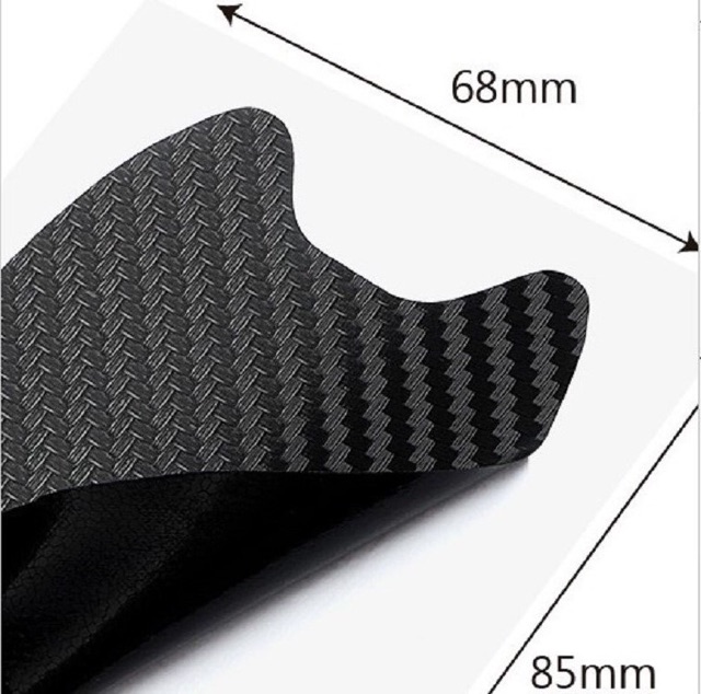 Set 4 miếng dán hõm cửa xe hơi chống trầy xước cho KIA BENZ BMW Toyota Ford VOLVO MAZDA HONDA