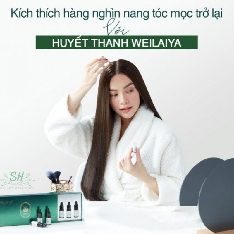 Huyết Thanh Serum Weilaiya Hỗ Trợ Mọc Tóc Hiệu Quả Sau 12 Tuần Sử Dụng [Hộp 8 Lọ]. Hàng Chính Hãng Sẵn SLL