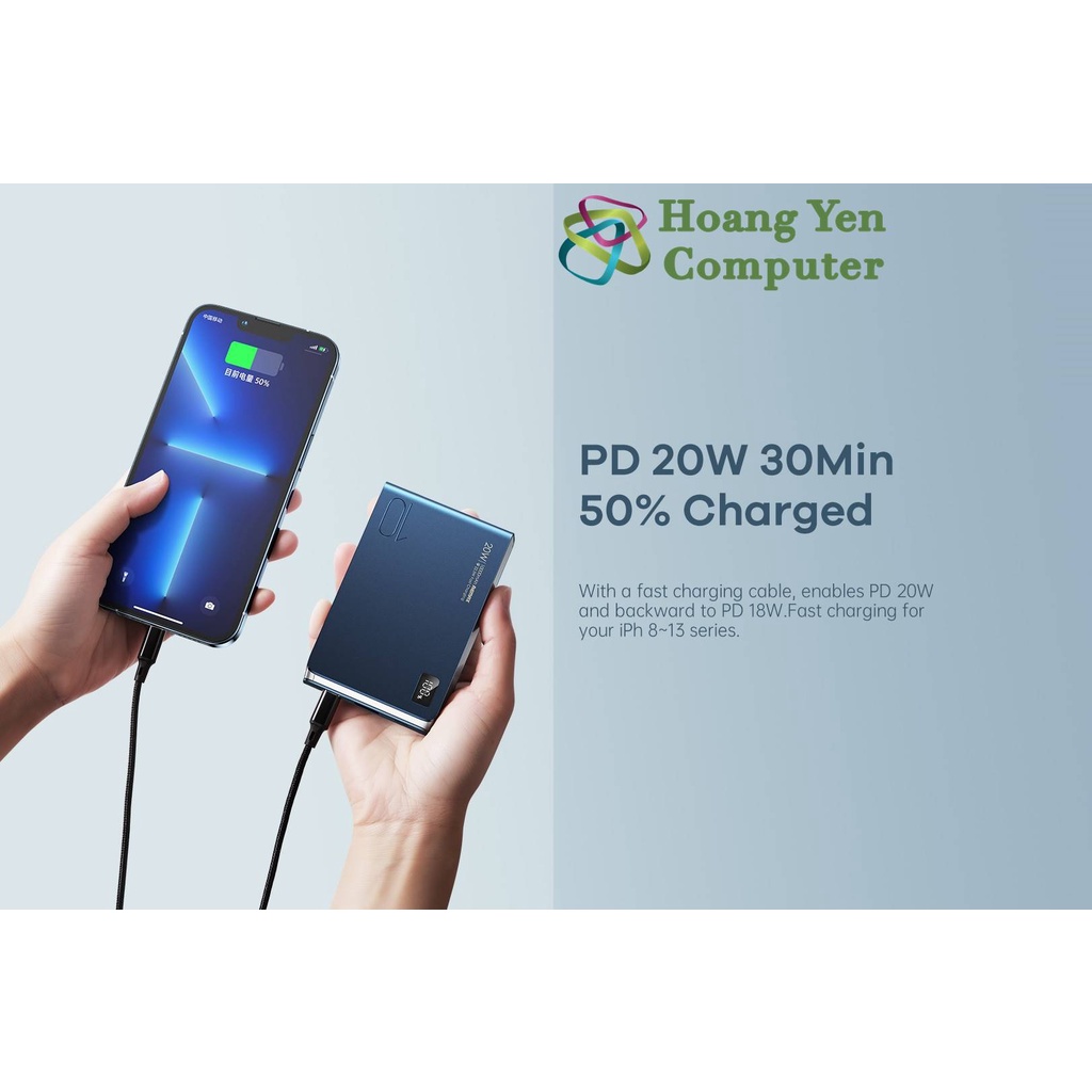 Sạc Dự Phòng Mini Remax RPP-178 10000Mah (Sạc Nhanh QC3.0 18W, 22.5W, PD20W, VOOC 2.0) - BH 1 Năm - Hoàng Yến Computer