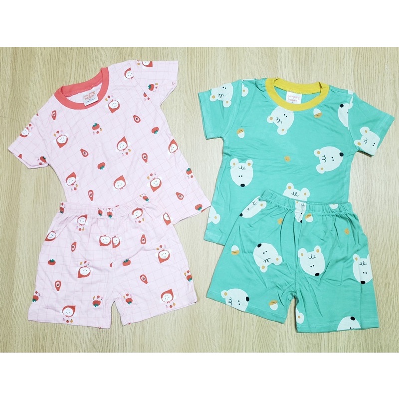 Đồ bộ bé gái mặc nhà 1-5 tuổi/ Bộ quần áo mùa hè cho bé vải xuất Hàn mỏng mát - SGJA