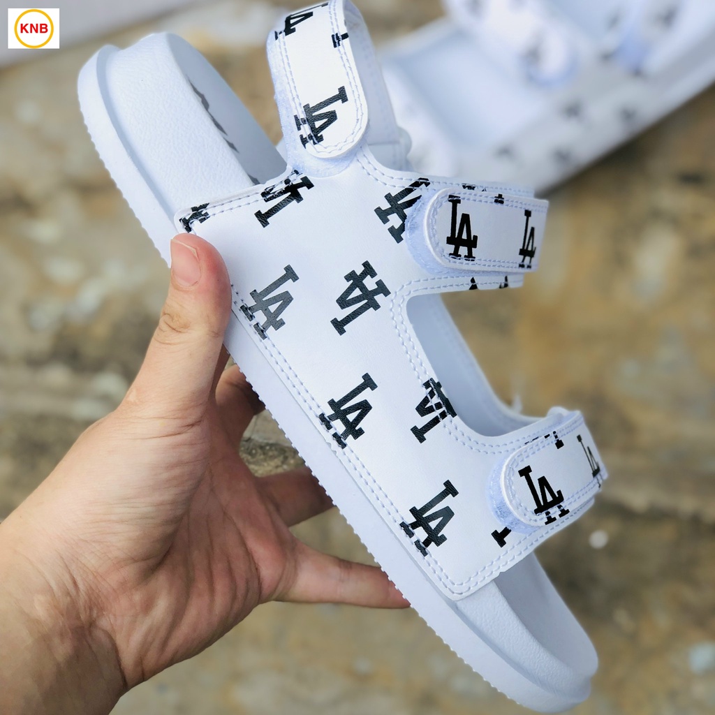 Giày Sandal -FREESHIP-Dép Sandal nam nữ thể thao 𝐌𝐋𝐁 full mẫu bền đẹp đế bằng siêu nhẹ học sinh,LA trắng (đen)
