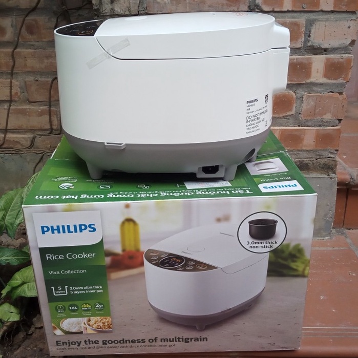 [Mã ELHADEV giảm 4% đơn 300K] Nồi cơm điện Philips HD4515 1.8 Lít Bảo hành chính hãng