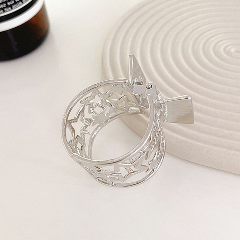 Kẹp Tóc Càng Cua Đính Đá Lấp Lánh Chống Trượt Tiện Dụng