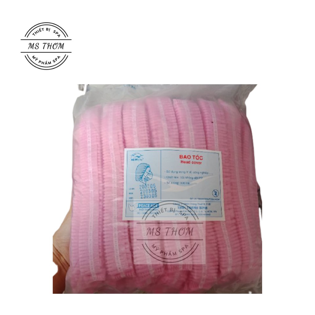Bao trùm đầu con sâu 100 cái (màu xanh)